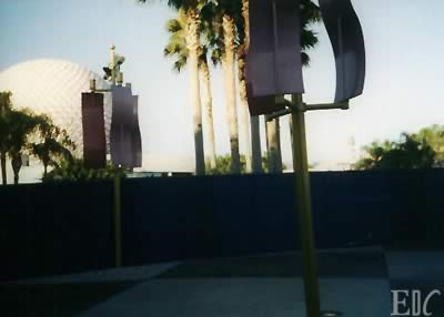 Innoventions West sign construction