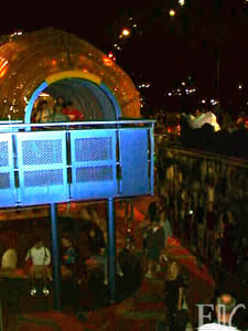 View back at  Fall from Exit staircase